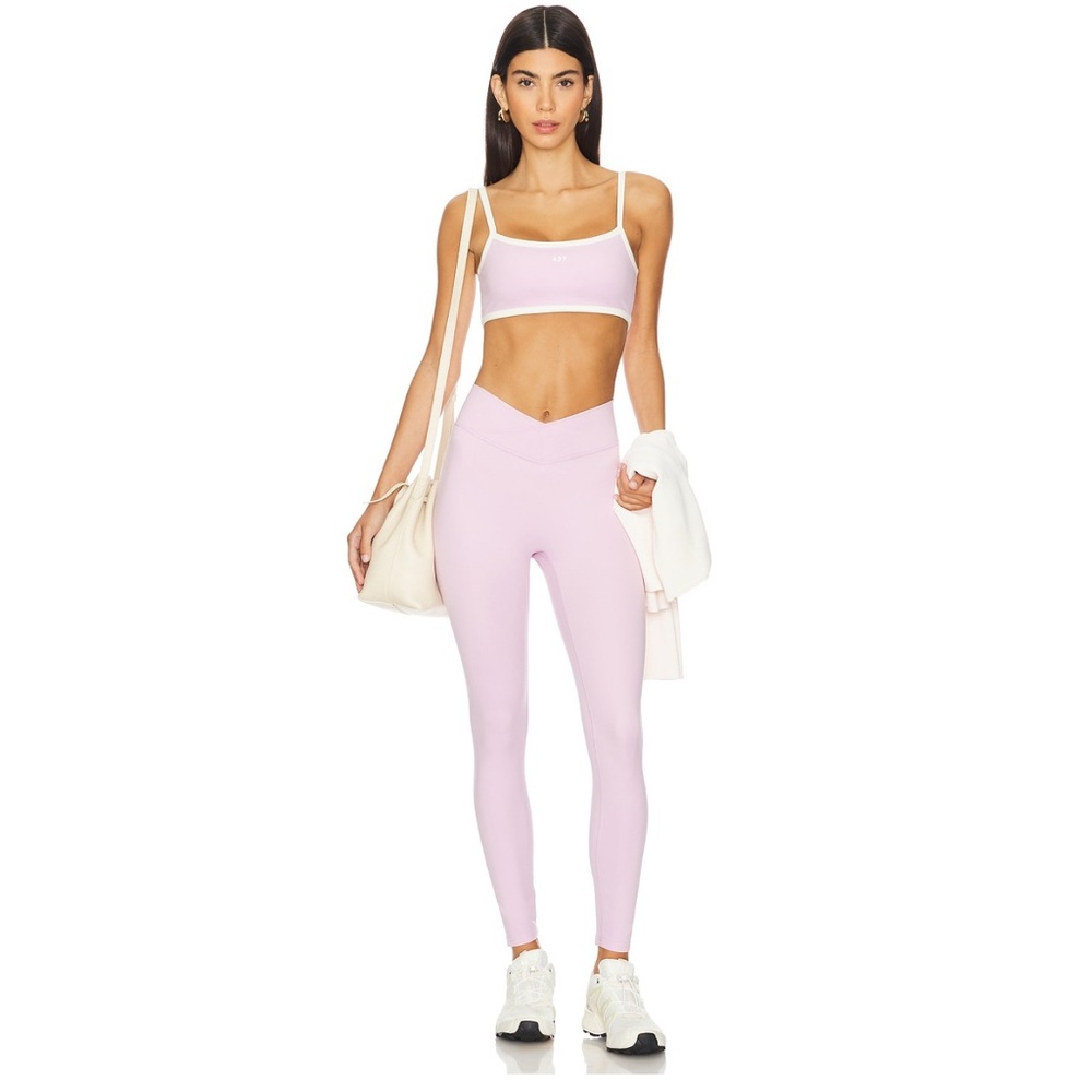 437 parfait pink micro bra and v legging medium